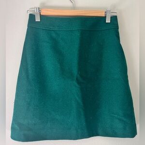 J. Crew Teal Mini Skirt